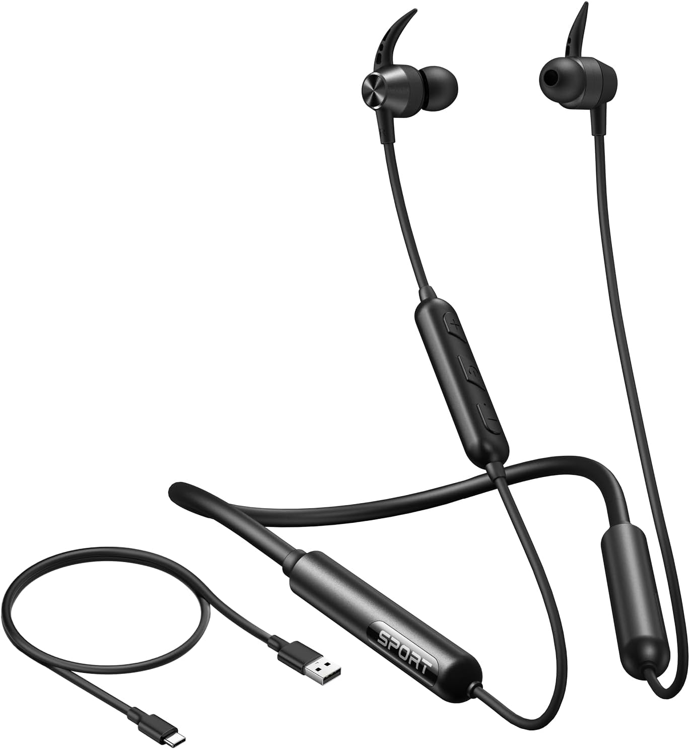 CXK Wireless Headphones Charging Cable, Bluetooth 5.3 Neckband Headphones Cable