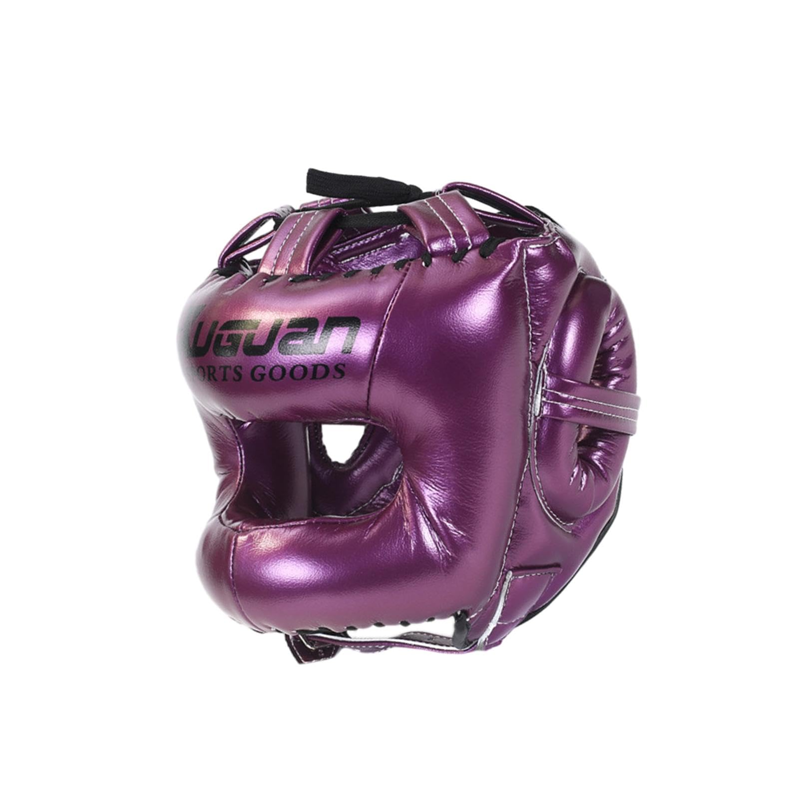 Casco Protector de Kickboxing Acolchado con Correa Ajustable Y Protección Facial Transpirable de Microfibra Adecuado para Sparring Defensa PE