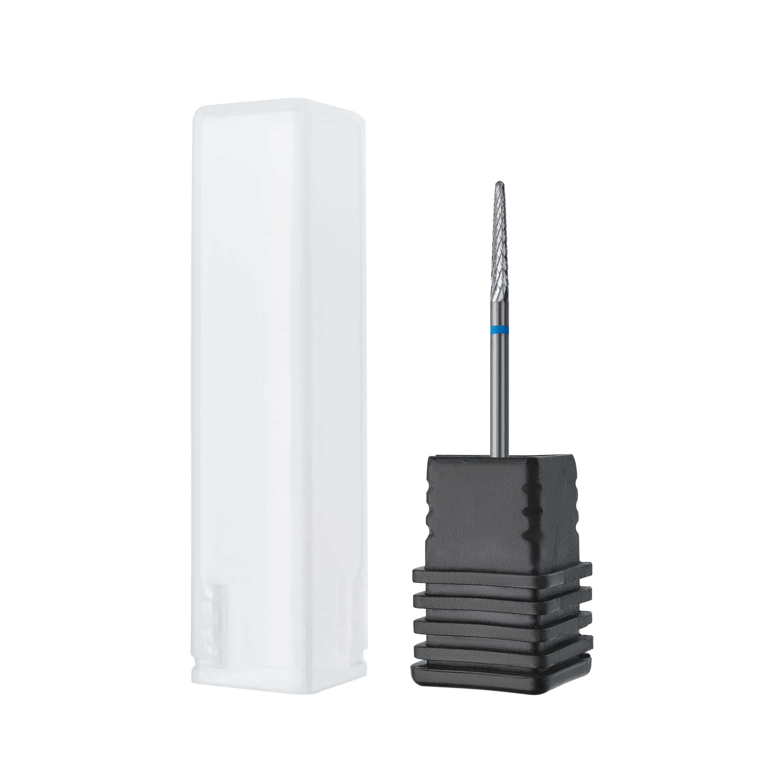 STALEKS PRO by Natury Nails fresa in carburo di tungsteno per tornio unghie, punta da 2,3 mm. Forma conica (grana media)