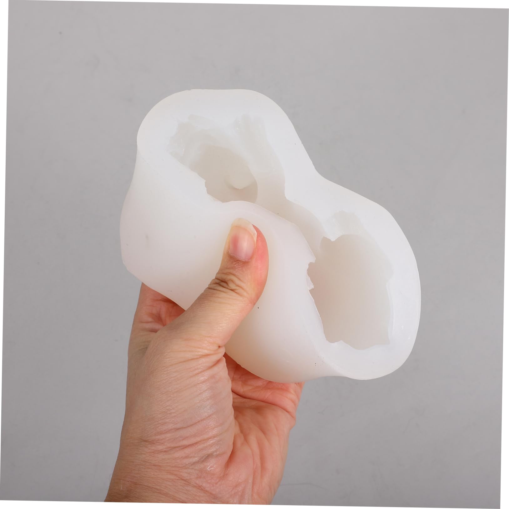 Moule à Pâtisserie en Silicone 3d Bulldog pour Mousse et Biscuits | Blanc, Résistant à Haute Température, Nettoyage Facile, pour Fête et Cuisson, Adapté aux Garçon et Filles