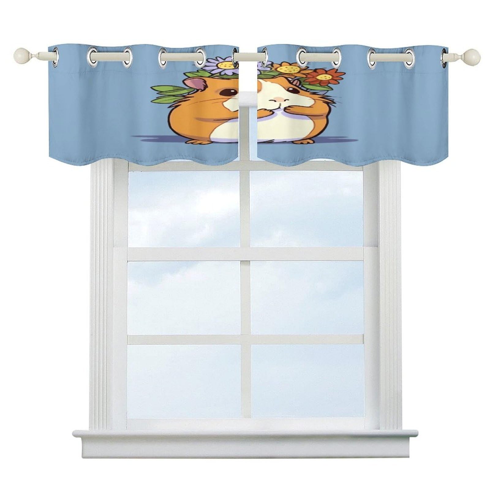 Cortinas opacas cortas que quitan el exceso de luz en ventanas de baño y cocina