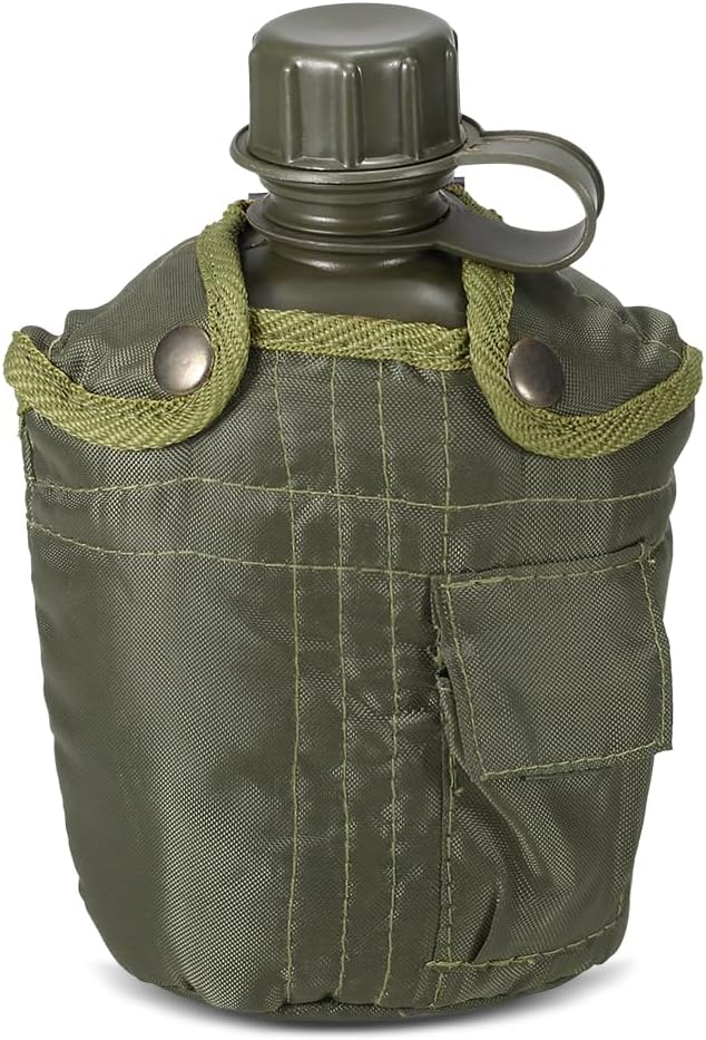 Canteen Bottle,HUIOP 1L Outdoor Canteen Bottle Camping Hiking