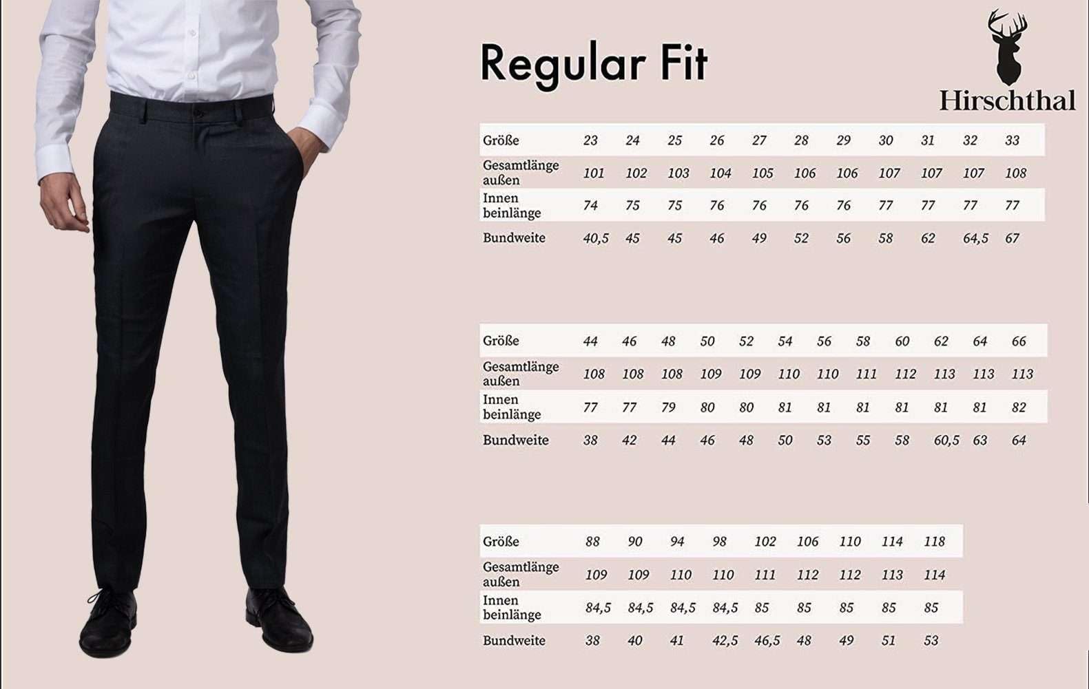 Herren Anzughose Hose mit Bügelfalte