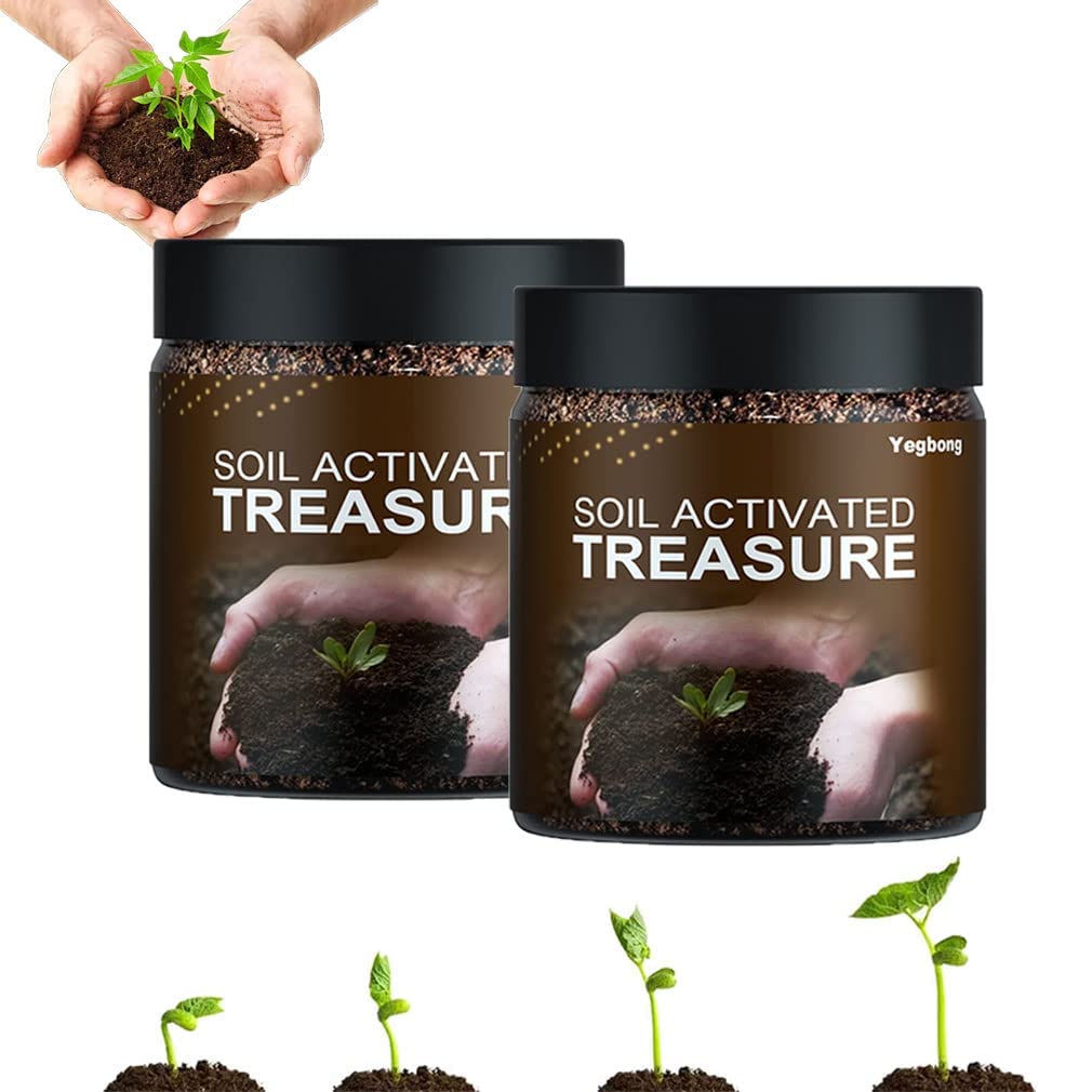 Soil Activated Treasure-You Will Be Amazed! Soil Activation Treasure Soil Penetrant Wetting Agent Organic Soil Improver Premium Soil Activator Improve Pl
