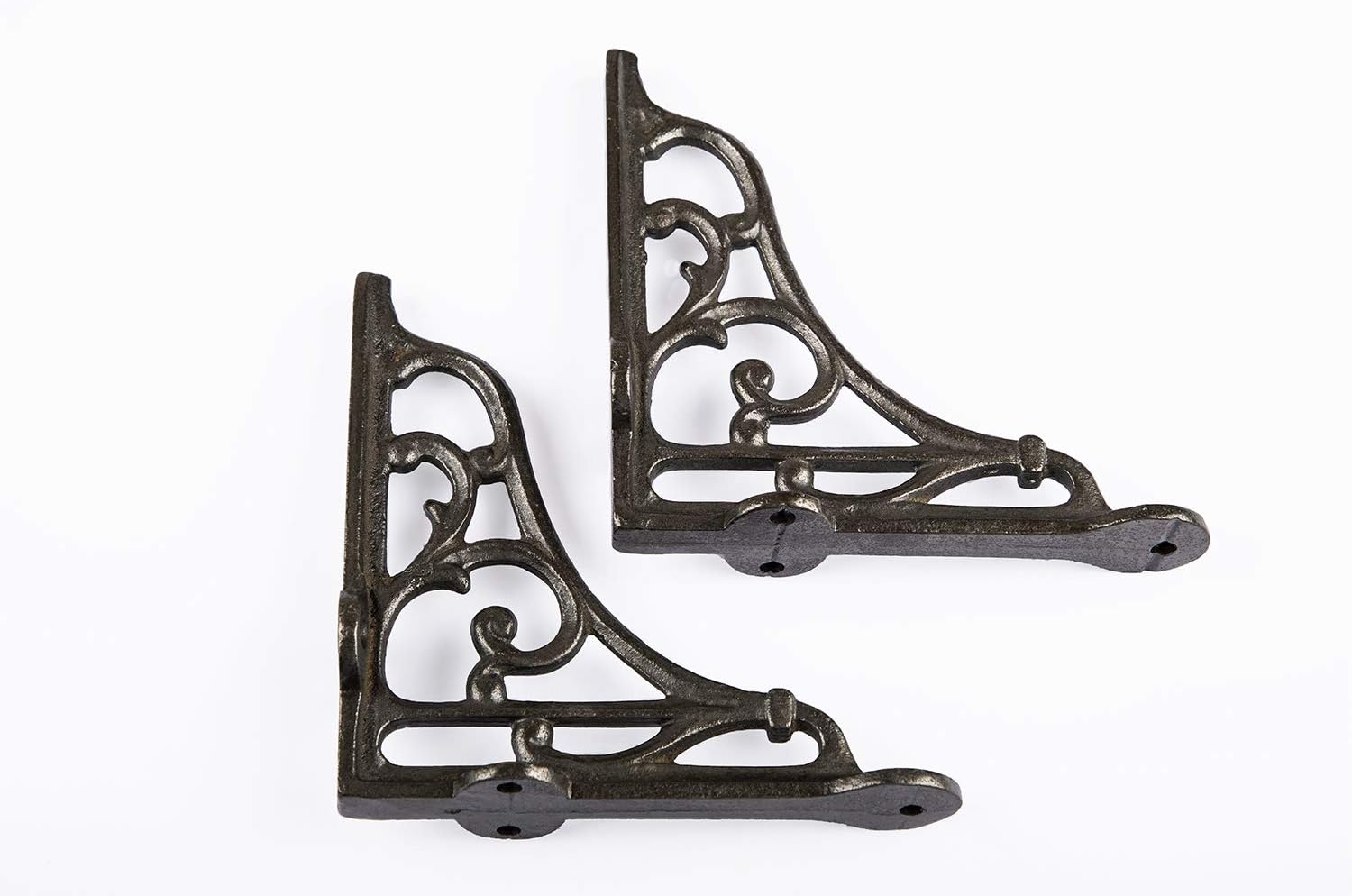 Victorian Scroll Shelf Brackets 4 INCH Bracket CAST Iron Amazon.co.uk