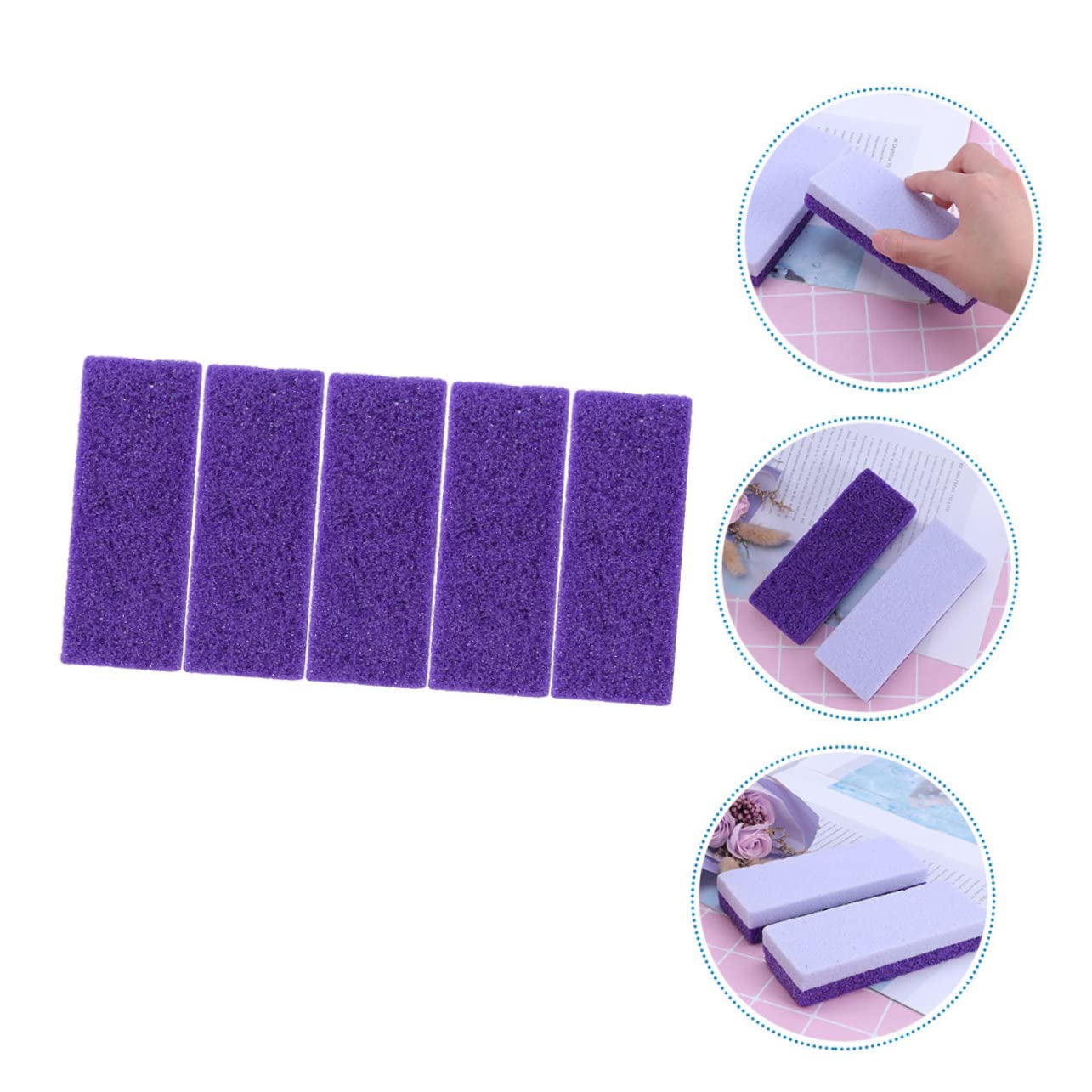 FRCOLOR 25pezzi Pedicure Rimuovi La Morta Callosità Facilità Per Trattamenti Del Design e Riutilizzabile