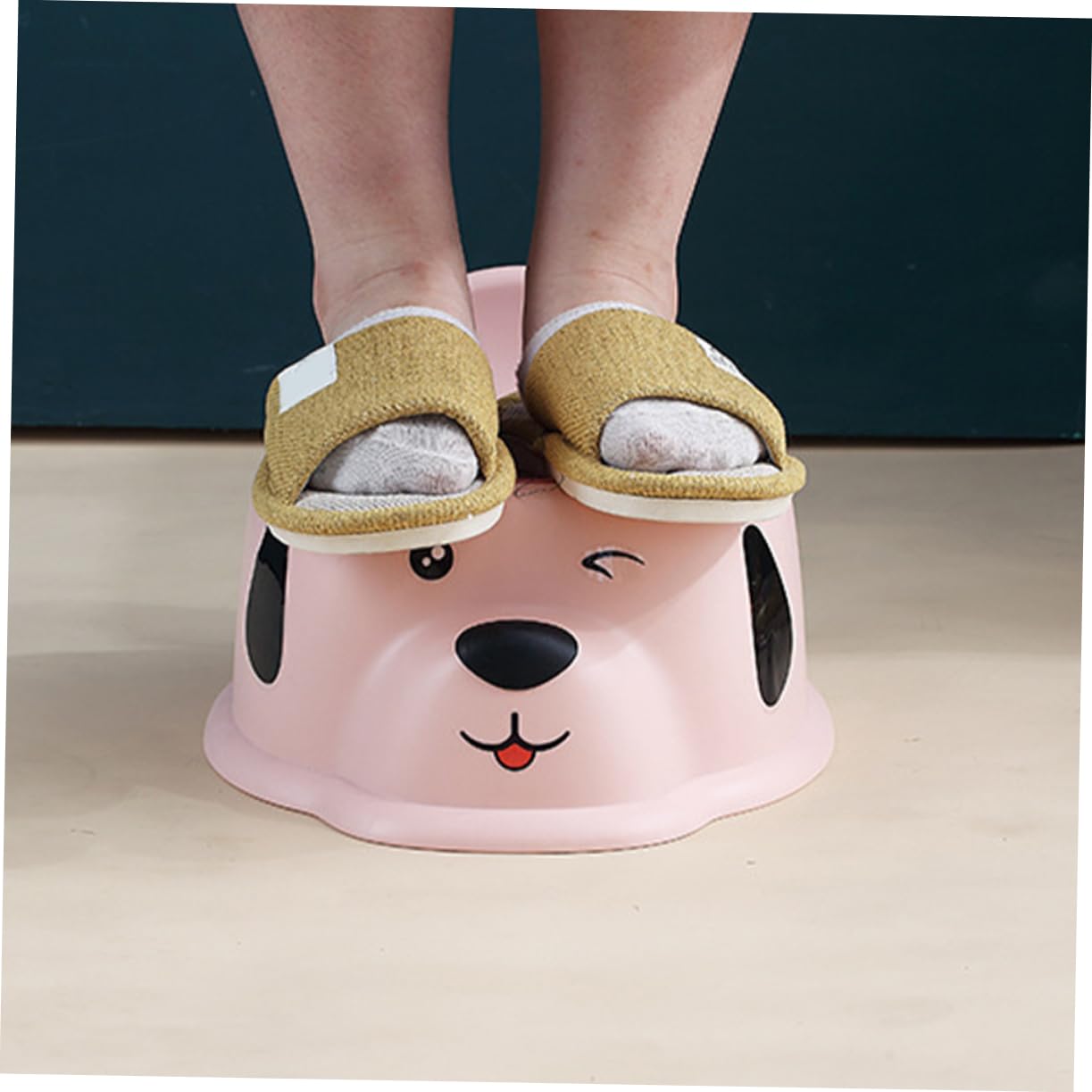 Vasino da Allenamento per Bambini con Coperchio, Pp, Cane | Ragazzi e Ragazze, Design Cartone Animato, Facile da Pulire, Uso Bagno Domestico