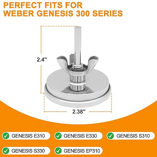 Miniatura 46 de Medidor de termómetro para ahumador Oklahoma Joe's Accesorios para ahumadores 3695528R06 Oklahoma Joe Parrilla Indicador de calor preciso para la 3