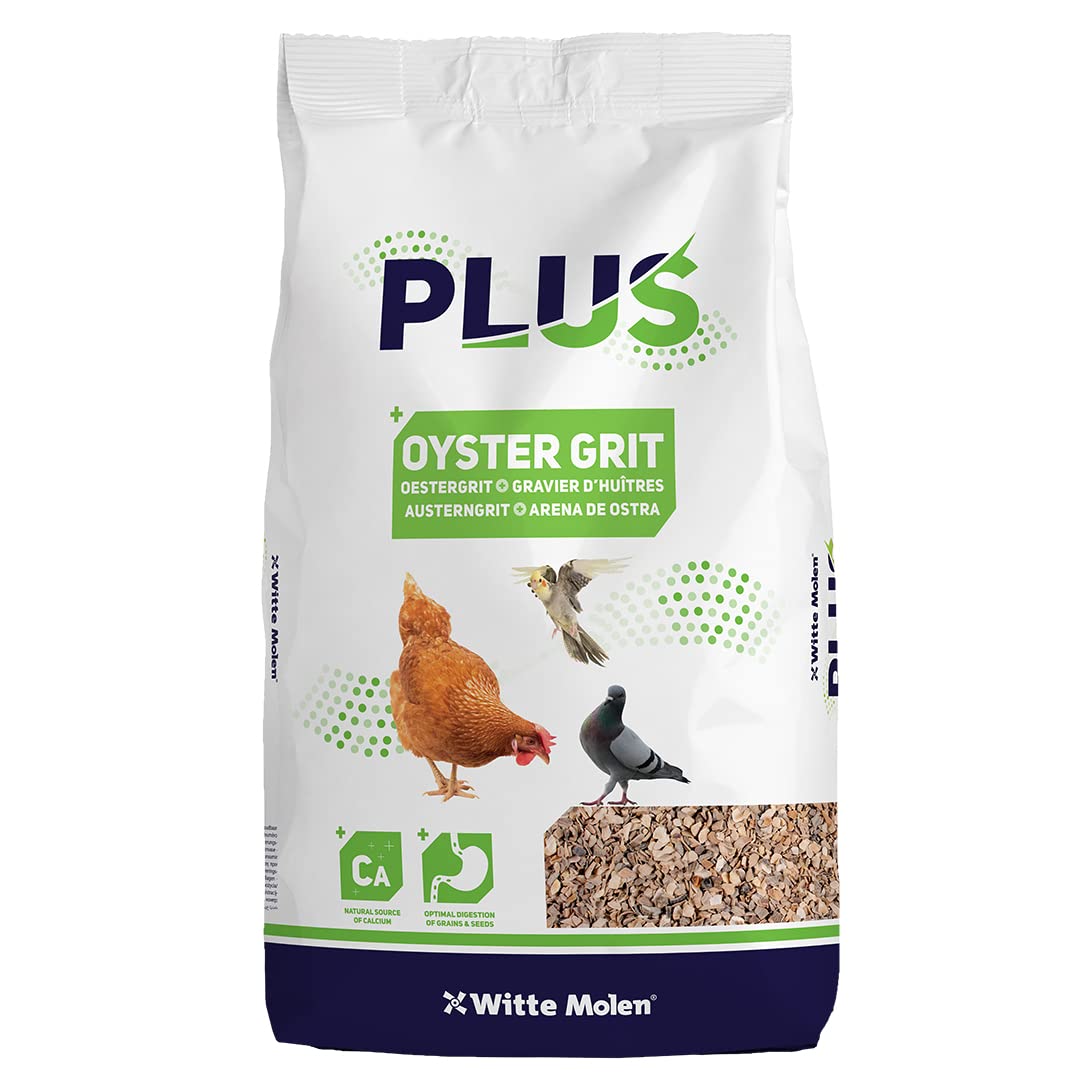 Witte Molen Plus Oyster Grit - Essential Calcium Supplement for Birds - 4kg
