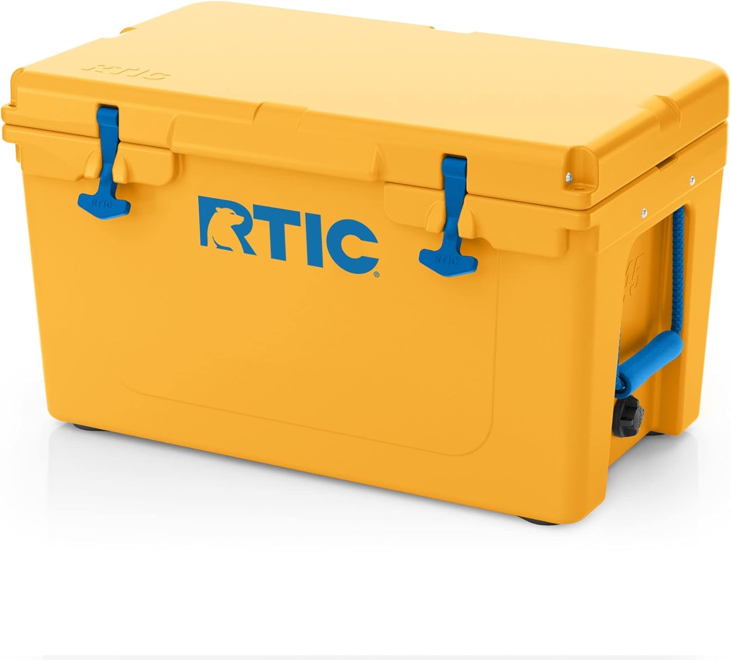 Buy RTIC Hard Cooler, 45 qt, Amber, Ice Chest with Heavy Duty Rubber