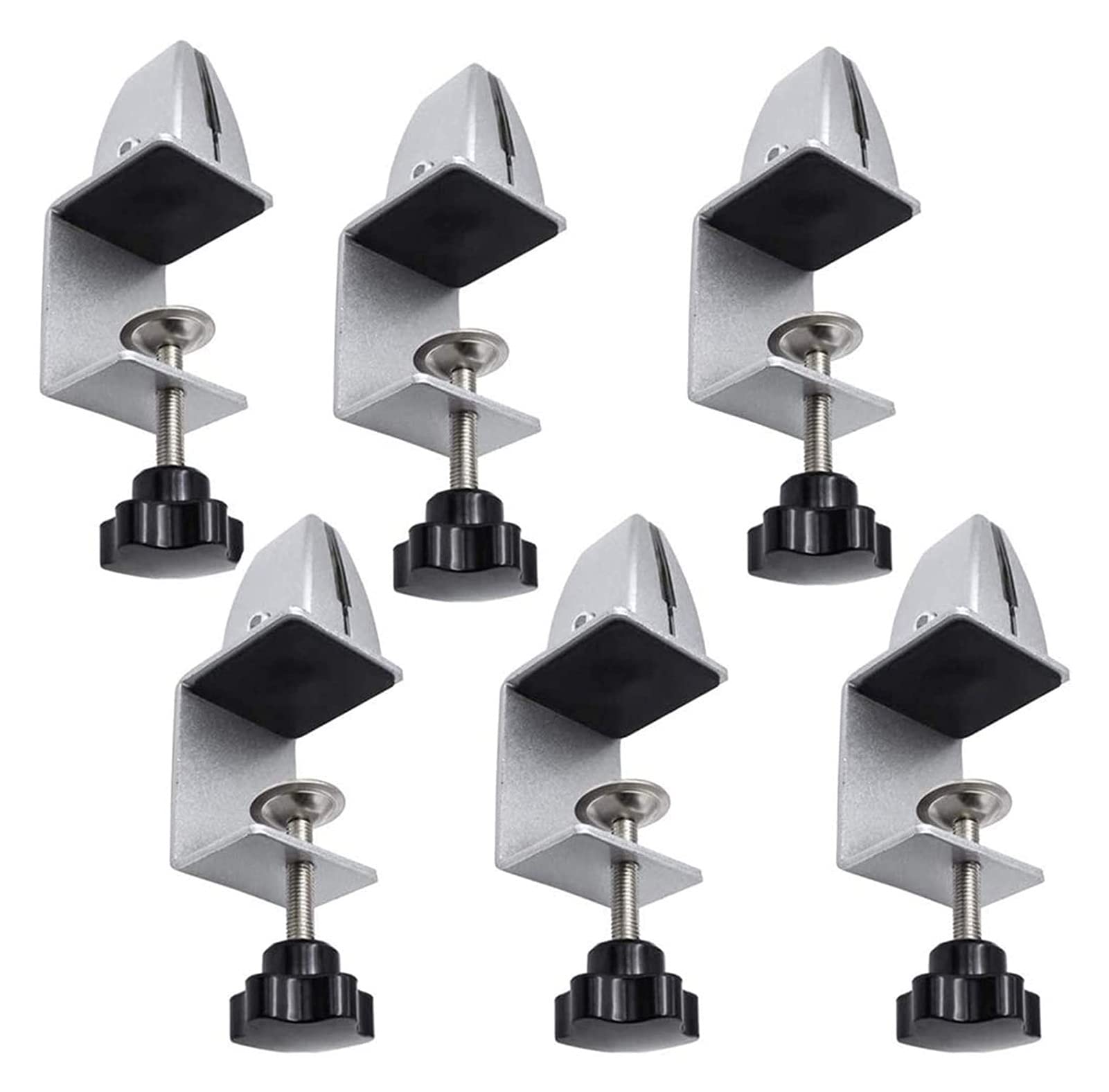 Clip de partition en alliage d'aluminium argenté x6 pour musiciens