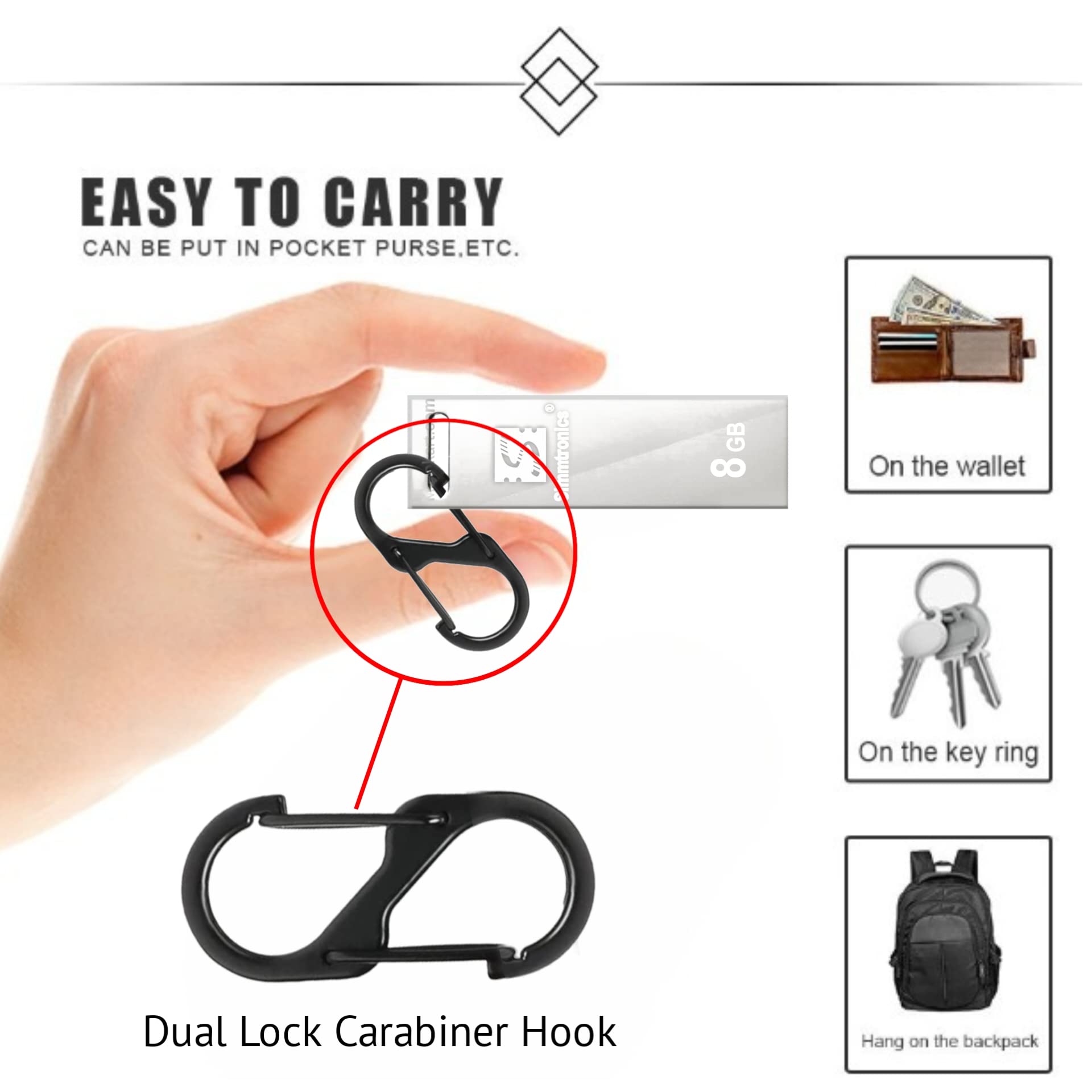 Simmtronics Gb Flash Drive Usb Pendrive Metal Desertcart INDIA