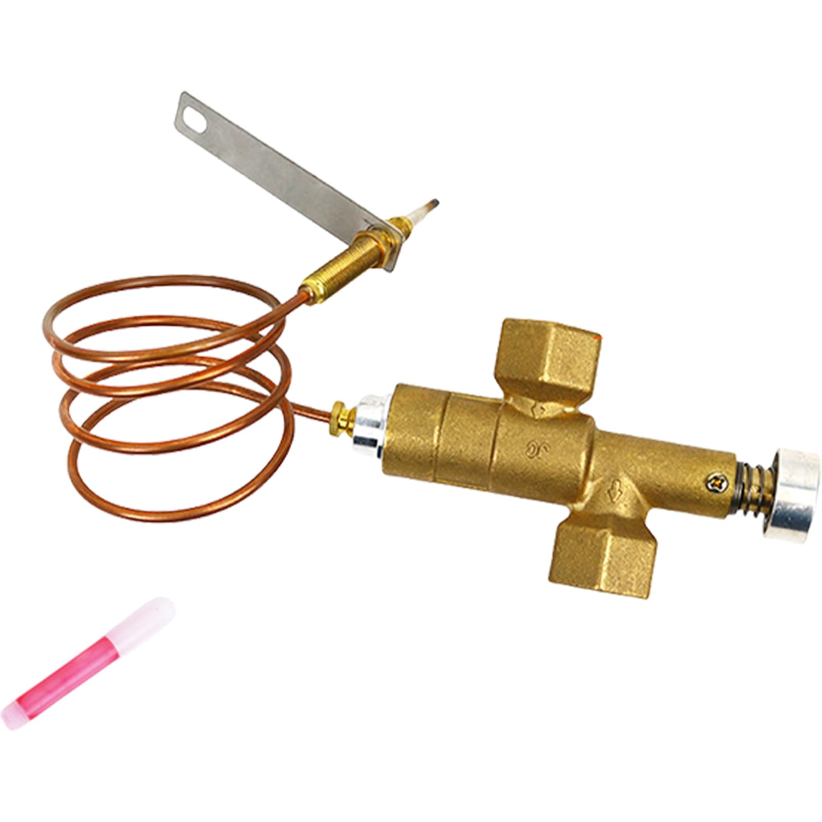 Msioytog Needle Length 80Cm Brass Temperature Sensors Wire Thermocouples Multifunctional Device Probe Suitable For Baking Cooking Flame Failure Device