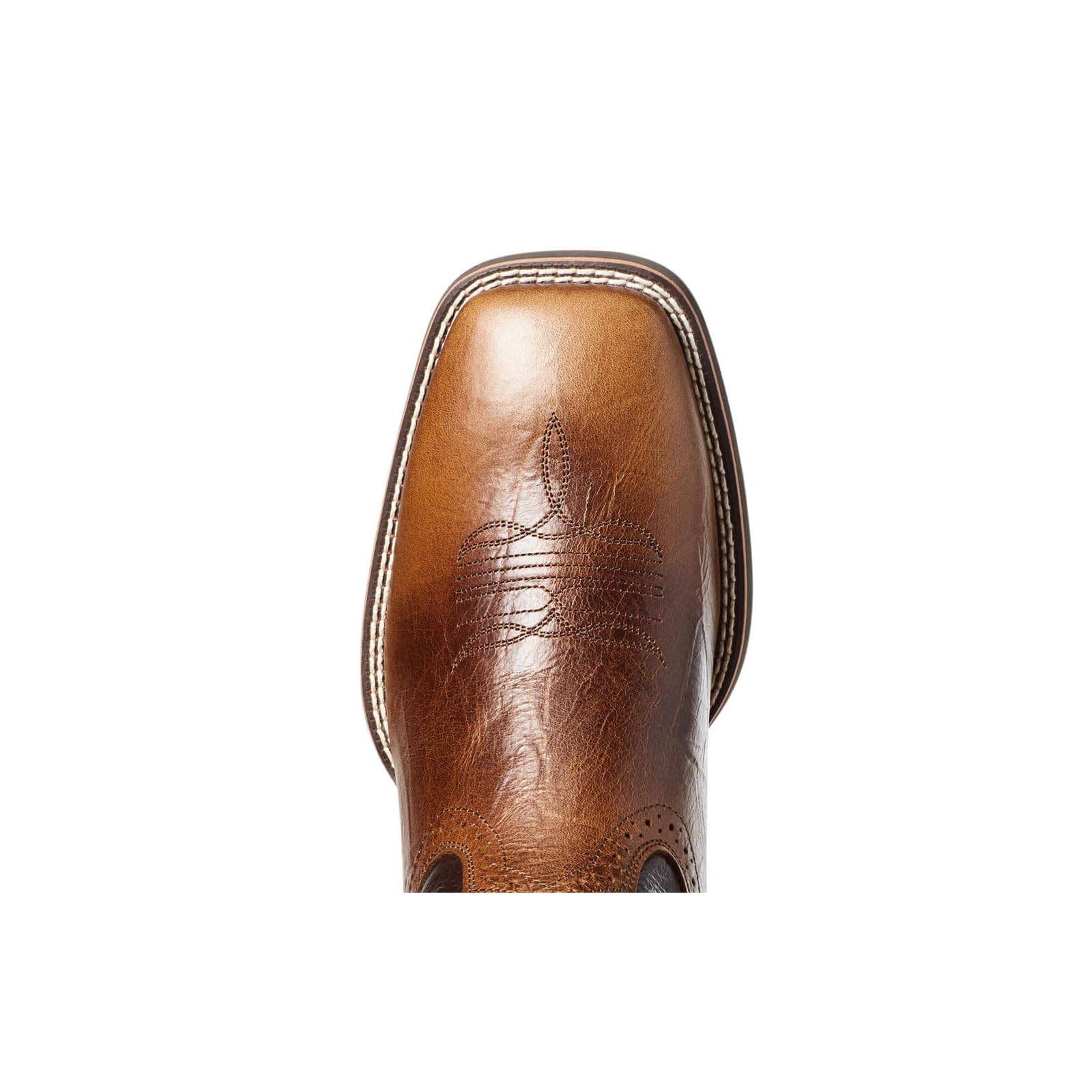 Stivali da Cowboy da Uomo, Classici Stivali Western da Uomo Ricamati, Stivali Slip-On con Punta Quadrata, Stivaletti Country con Tacco Spesso, Stivaletti Corti Resistenti