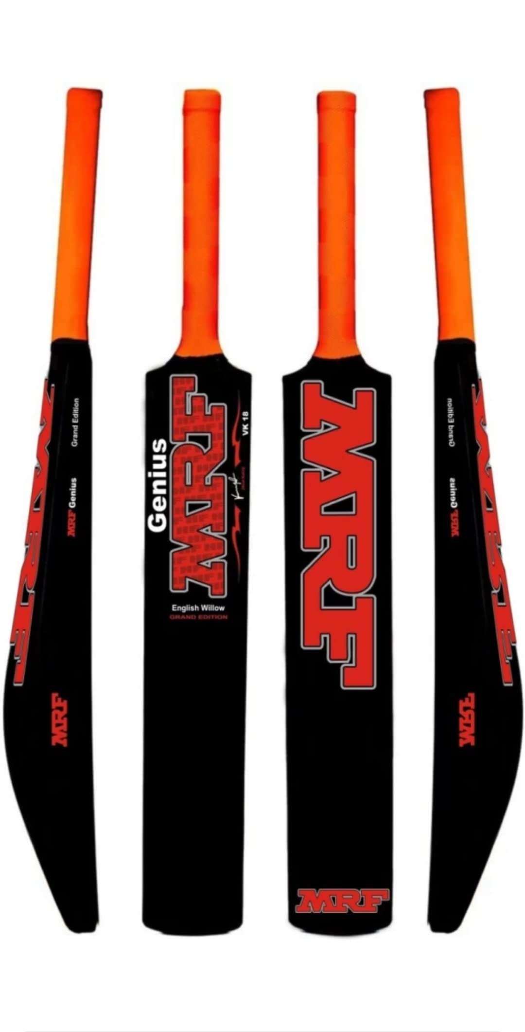 MrOlympia M.R.F. Heavy Duty Black PVC Cricket Bat for Gali Cricket PVC/Plastic-picture-24