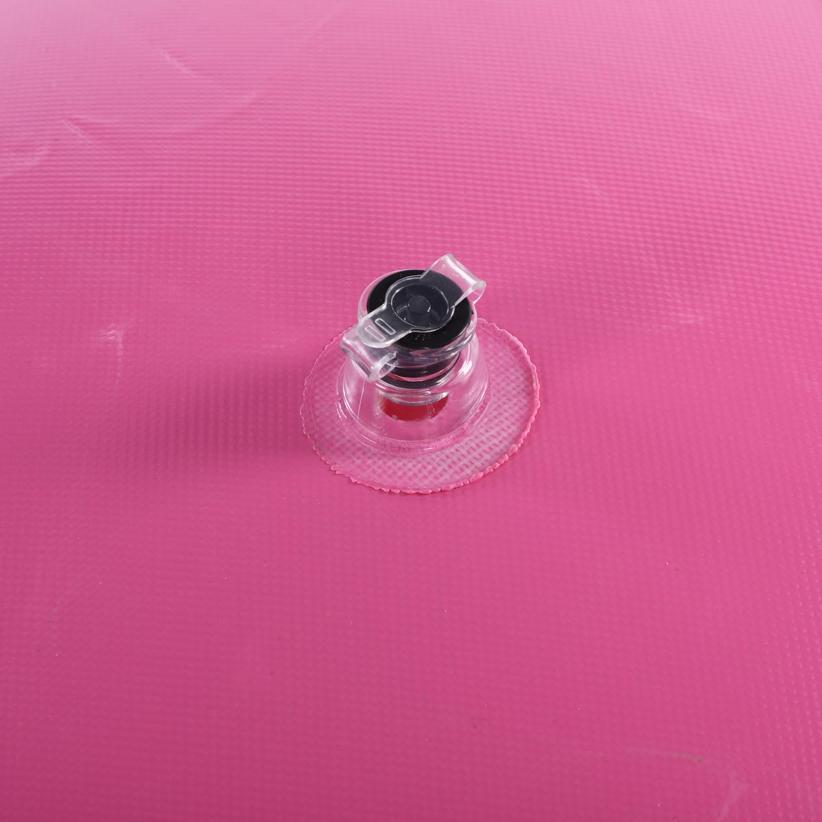 Generic Nadmuchiwany Wałek Gimnastyczny z ręczną pompką do Rozwijania Umiejętności Cheerleaderek i Siłowni 0,7 X 0,9 M (PINK)