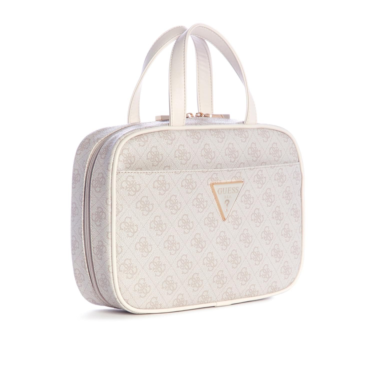 GUESS Kulturbeutel Jesco Hanging Weekender Dove Creme