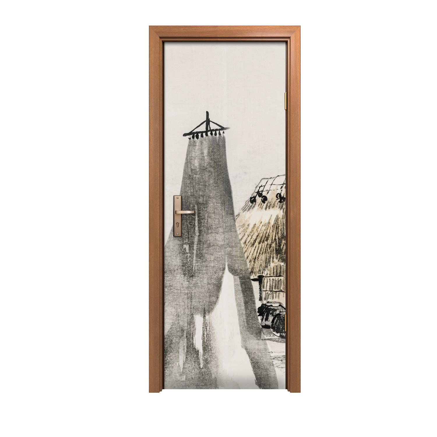 Autocollant de porte Chata Tree créez une ambiance nature dans votre salon