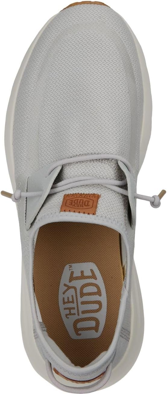 HEYDUDE Men's Sirocco Neutrals Slip On Sneaker | Breathable Knit Upper image 2