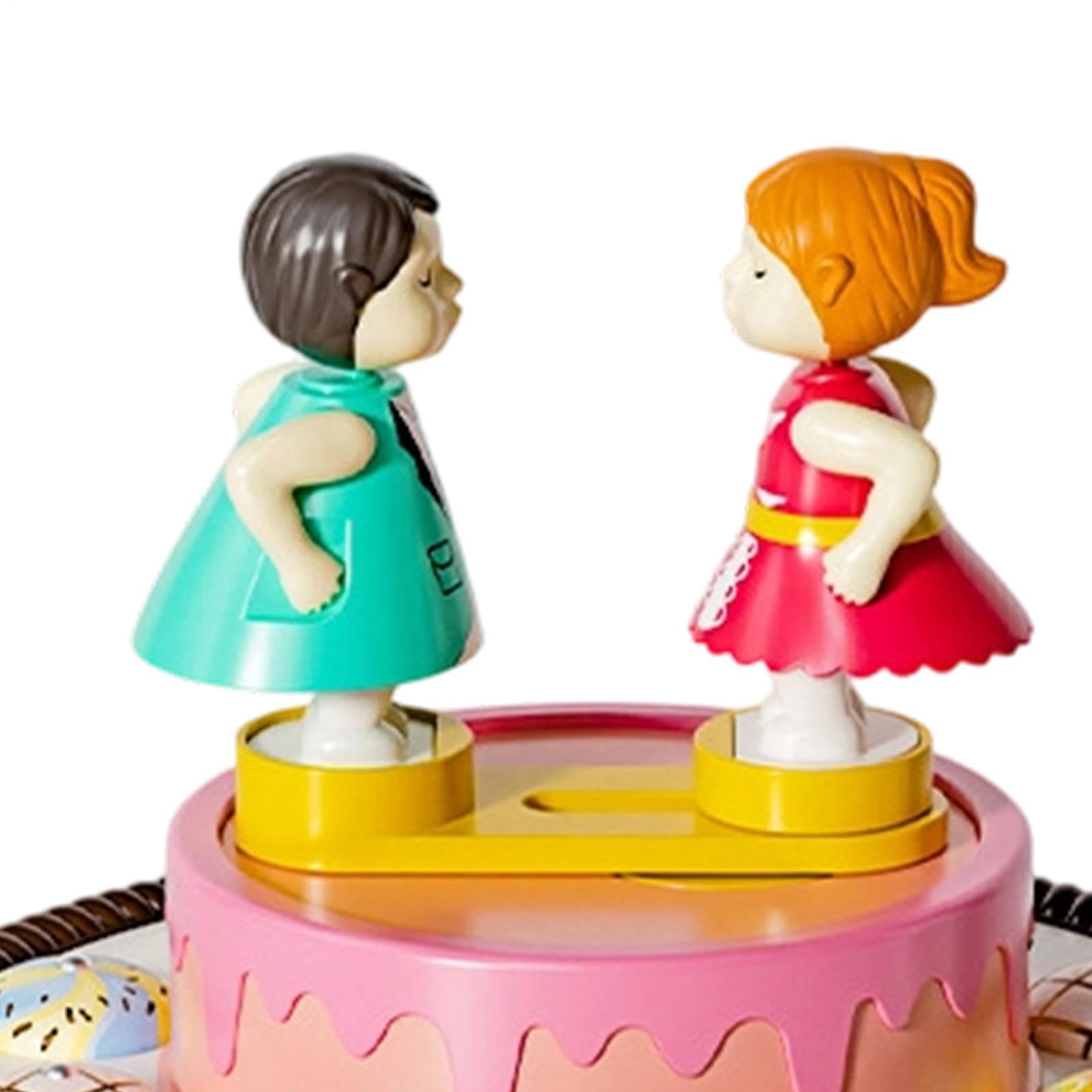 da pesca per bambini, torta musicale elettrica, girevole, con attività | Gioco da tavolo da pesca per interazione genitori e figli prescolari, giardino d'infanzia, casa, piscina e