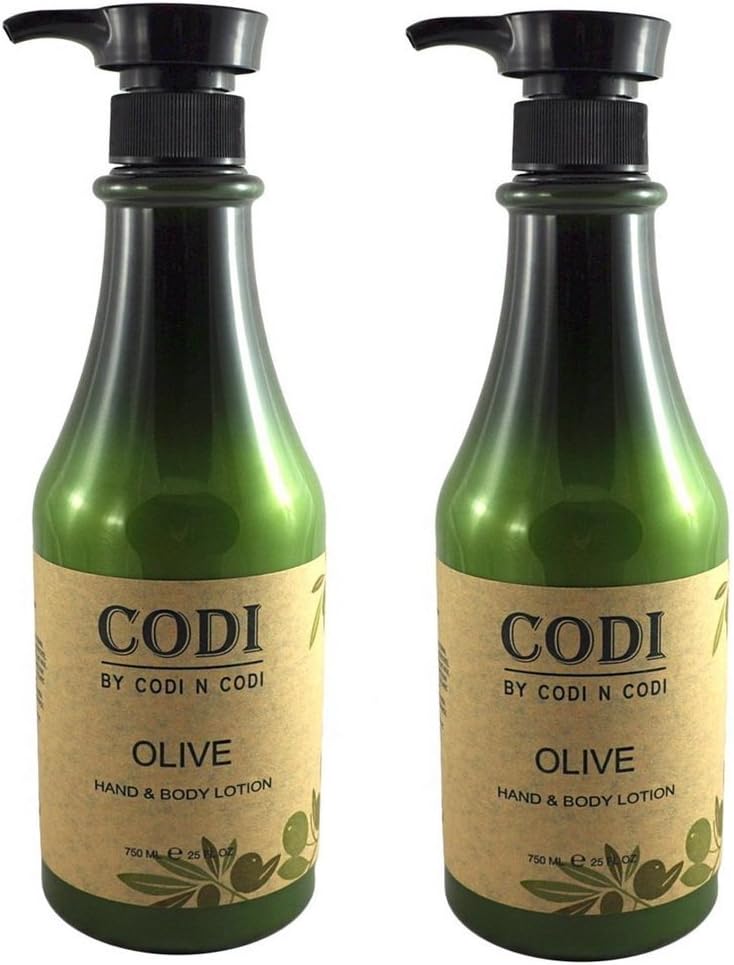 Codi Olive Hand & Body Lotion 750ml/25oz (pack of 2)