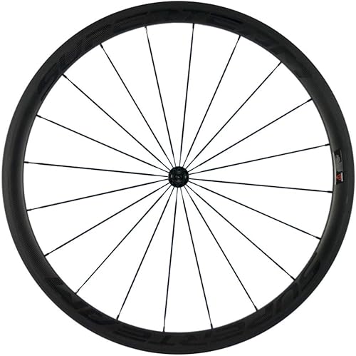 Miniatura 3 de Superteam Rueda de superficie de frenado de basalto de 0.906 in 1.496 in Carbon Road 700c Clincher Wheelset