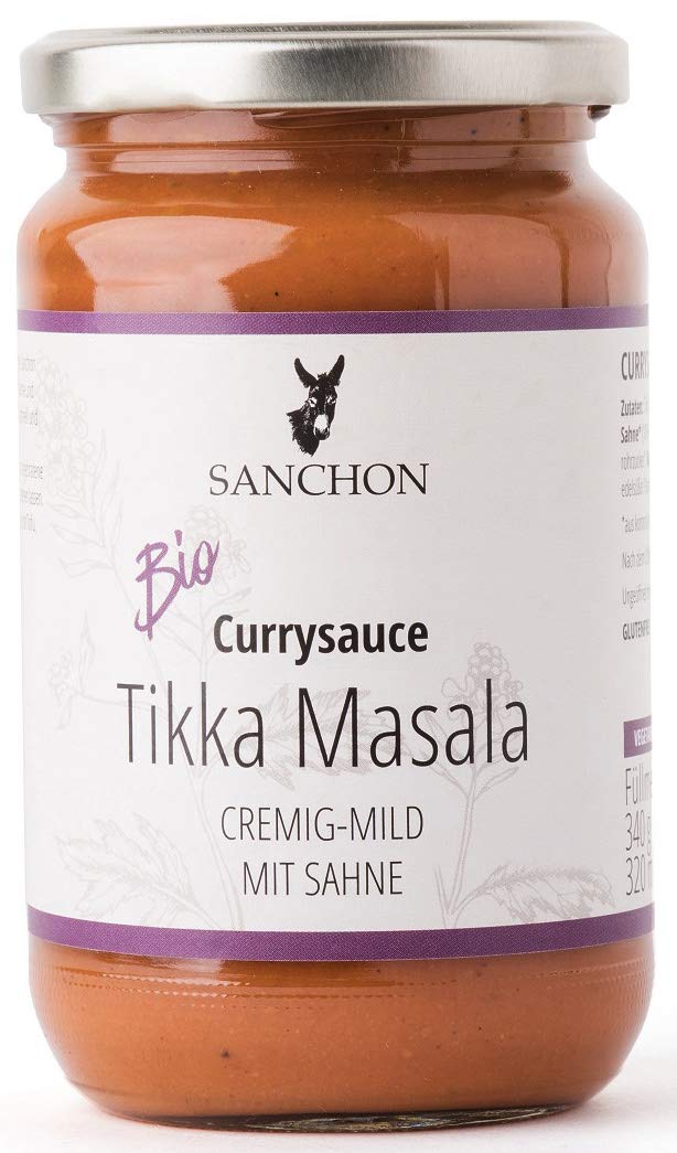 Sanchon, Tikka Masala Currysauce (indisch), 350ml