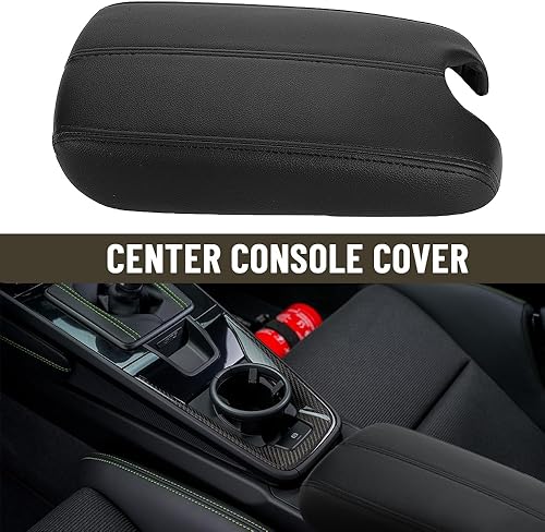Miniatura 2 de Funda de repuesto para reposabrazos de automóvil Honda Accord 2008-2012, piel sintética, protector de consola central, impermeable, accesorios de