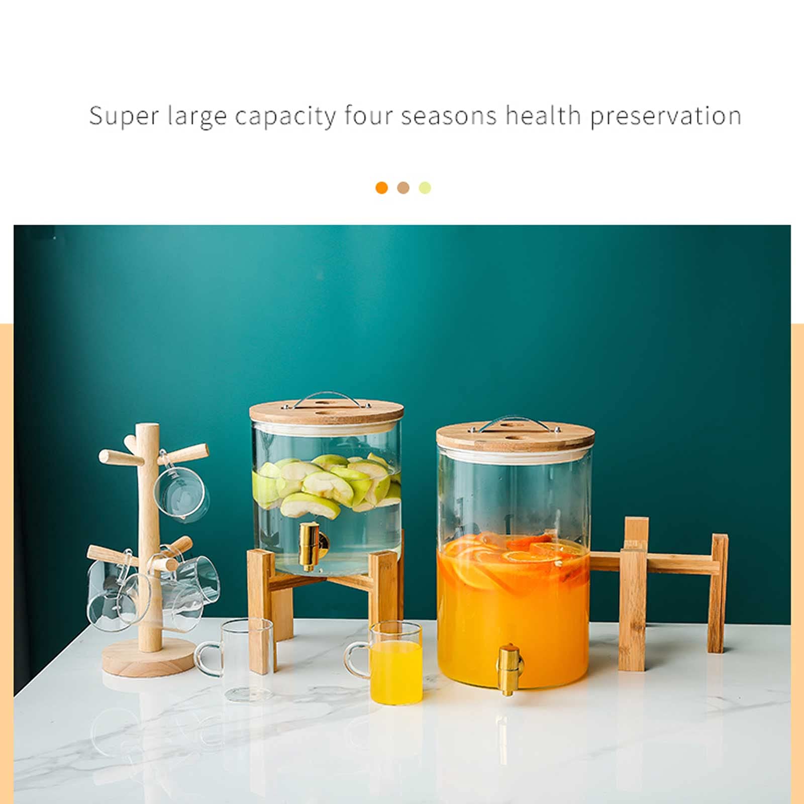 5Lフルーツジュースディスペンサー Amazon｜業務用飲料機、蛇口フルーツジュースティードリンクブレンダー