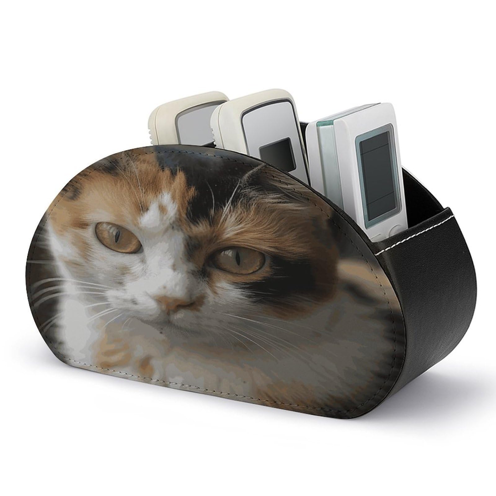 Btcowzrv Style A Cat Remote Control Holder With 5 Compartments