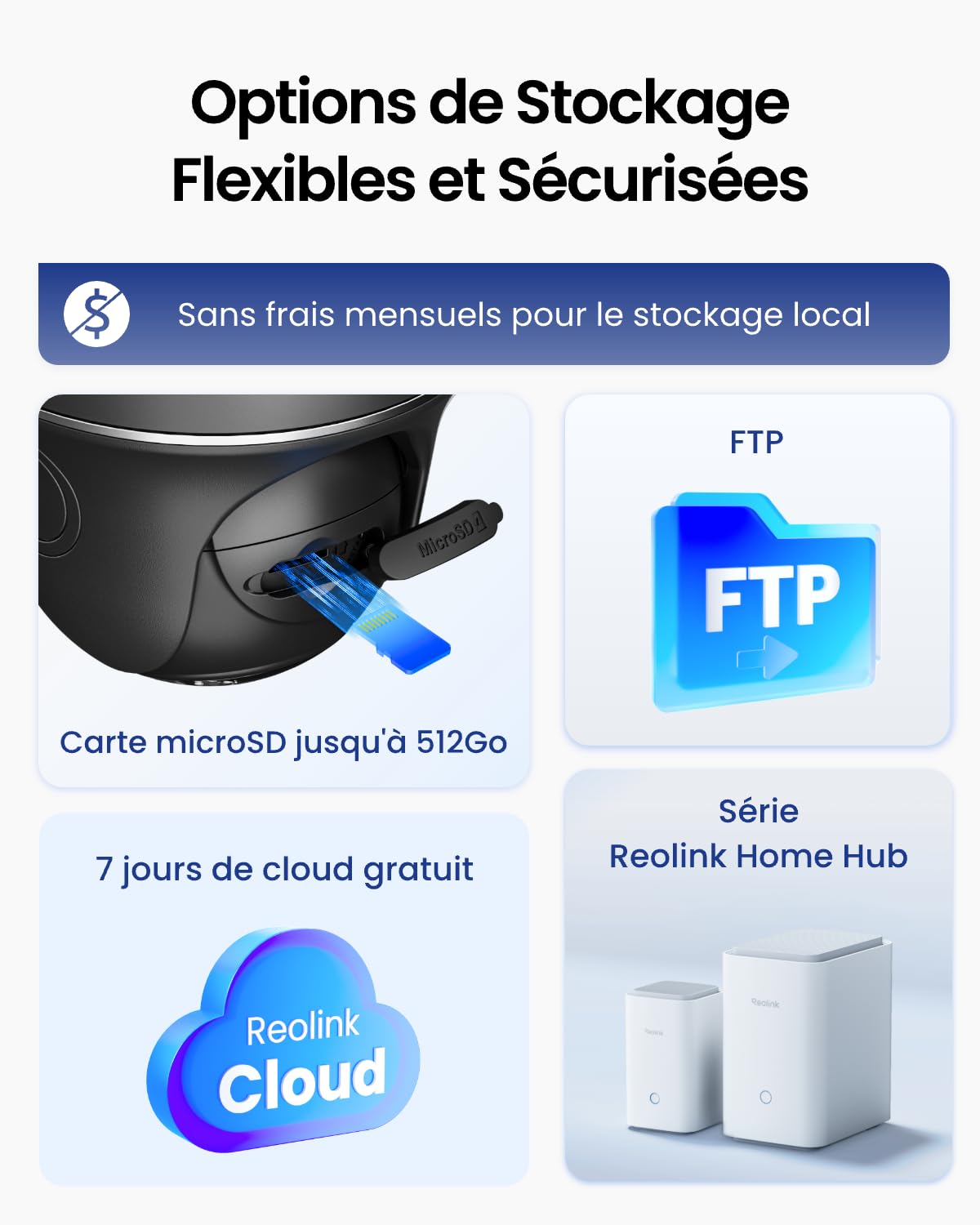 Reolink 5MP Camera Solaire Exterieur WiFi sans Fil, 2,4/5Ghz WiFi, 360° Camera Exterieur Batteries, Détection Personne/Véhicule/Animal, Audio Bidirectionnel, Siren, Argus PT+Panneau Solaire