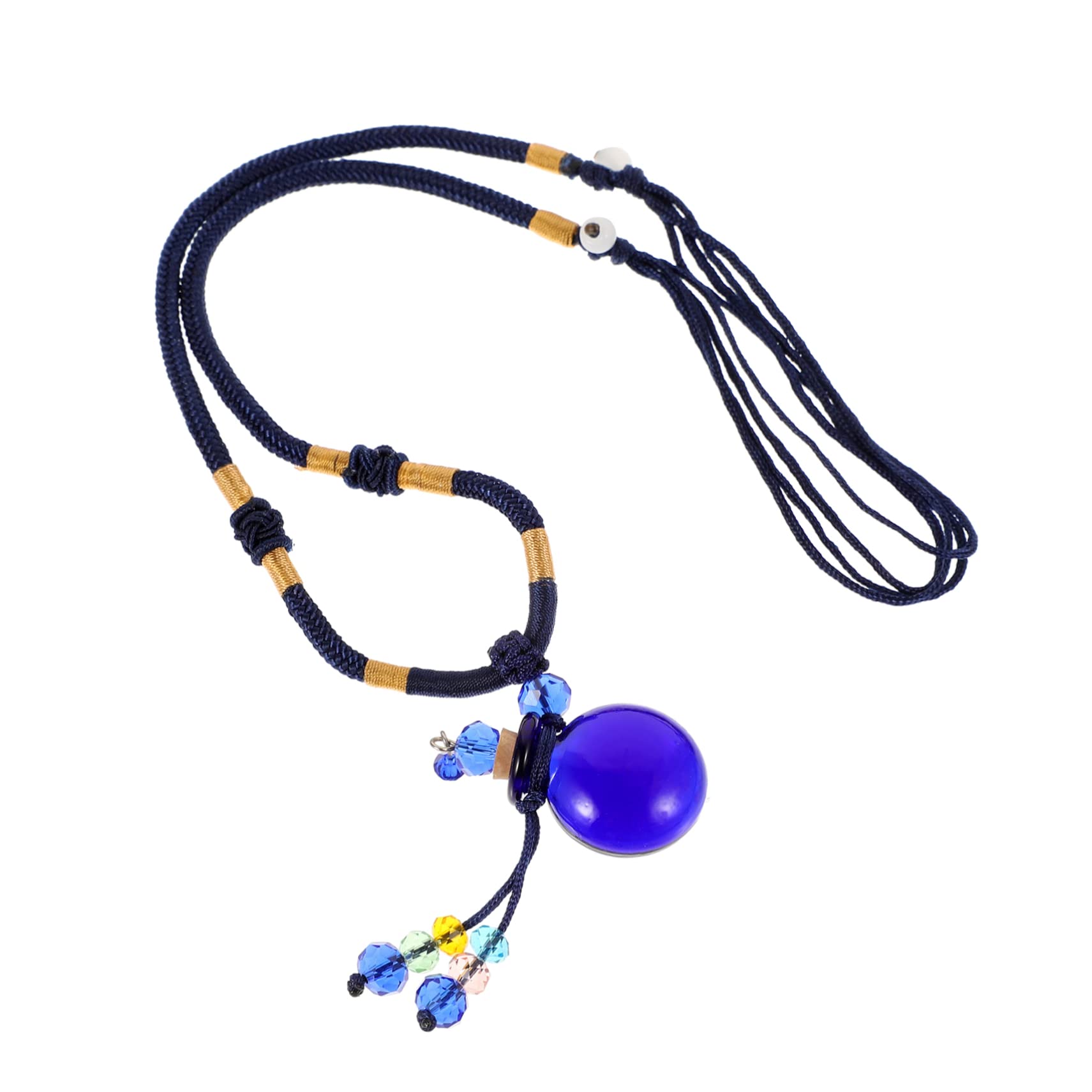 4piezas Collar De Colgante De Esencial Color Cadena Decorativa Para Aromaterapia y Decoración Diaria Para Fiestas y Eventos