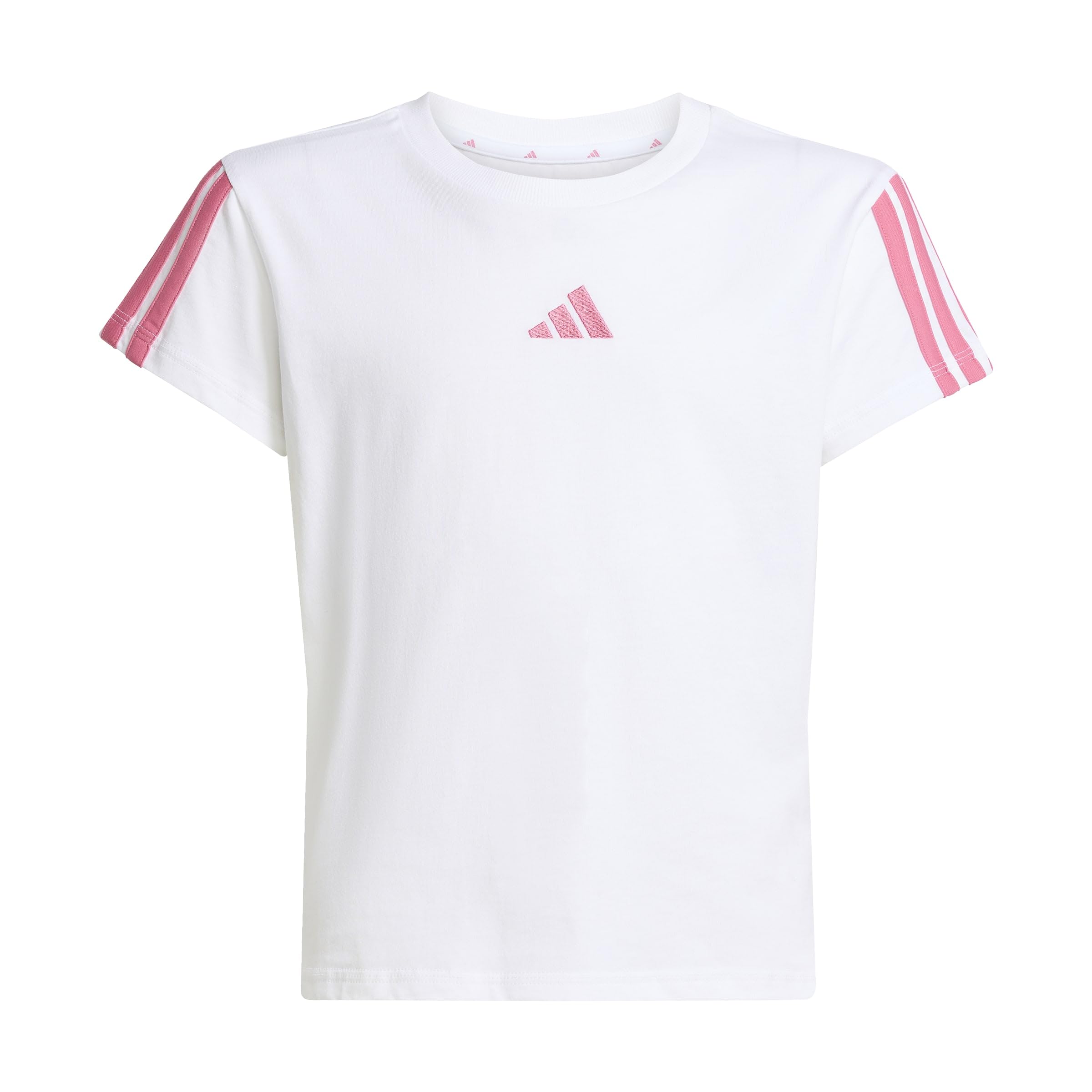Adidas Girls Blanc 'S T-Shirt Essentials