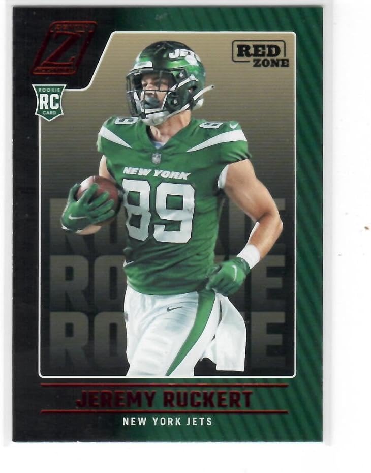 2022 Panini Zenith Red Zone #192 Jeremy Ruckert New York Jets NFL Football Card (RC - Rookie Card) NM-MT