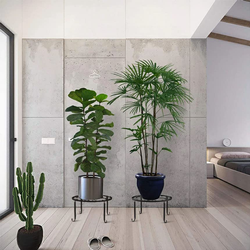 Amazon.co.jp: BRAVE 3個セット 花台 猫脚付鉢置き アイアン