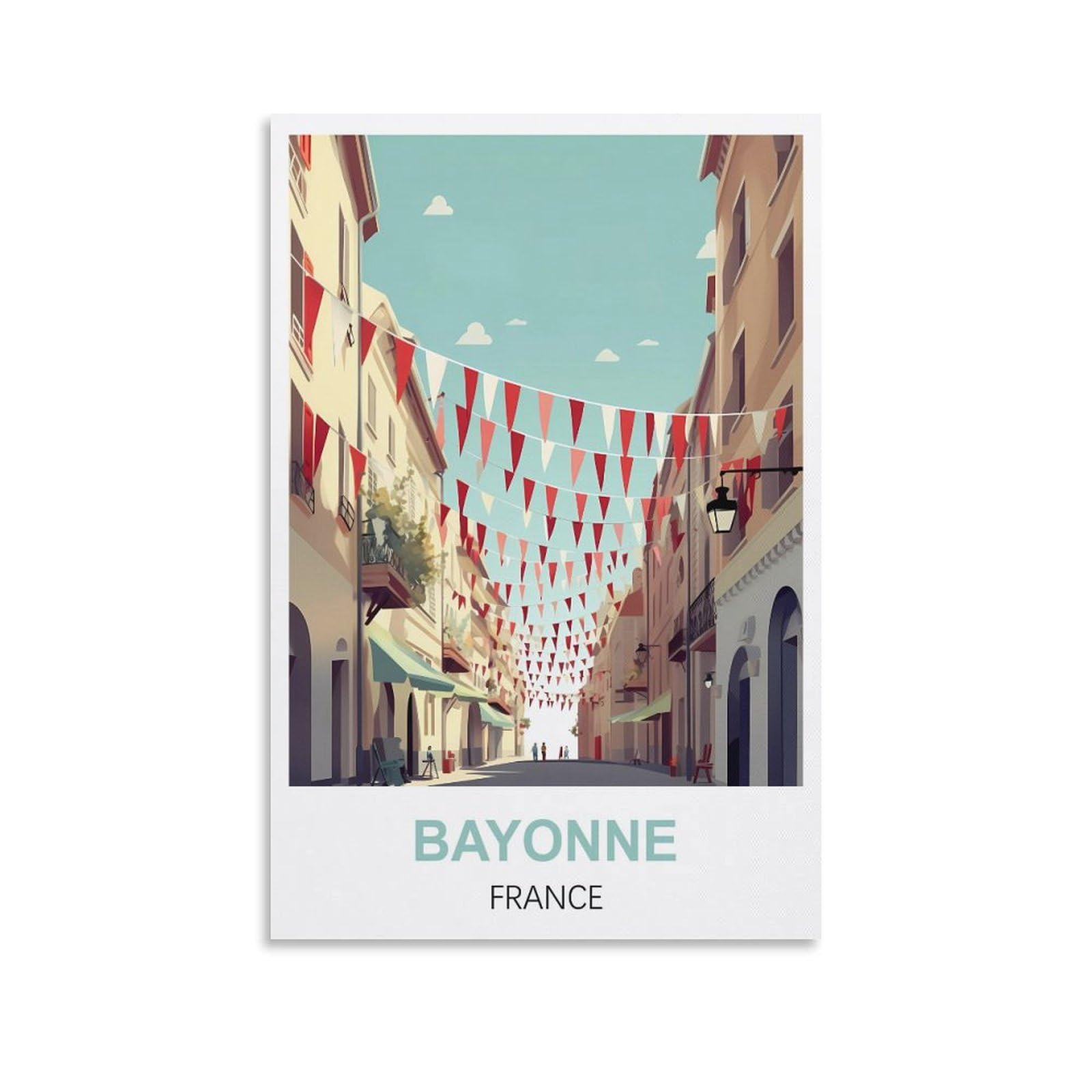 2000 Piece Jigsaws，Bayonne France Posters Puzzle 2000 Pieces Wood Puzzle Adult Children'S Educational Toy Family Decompression Game 100x70cm