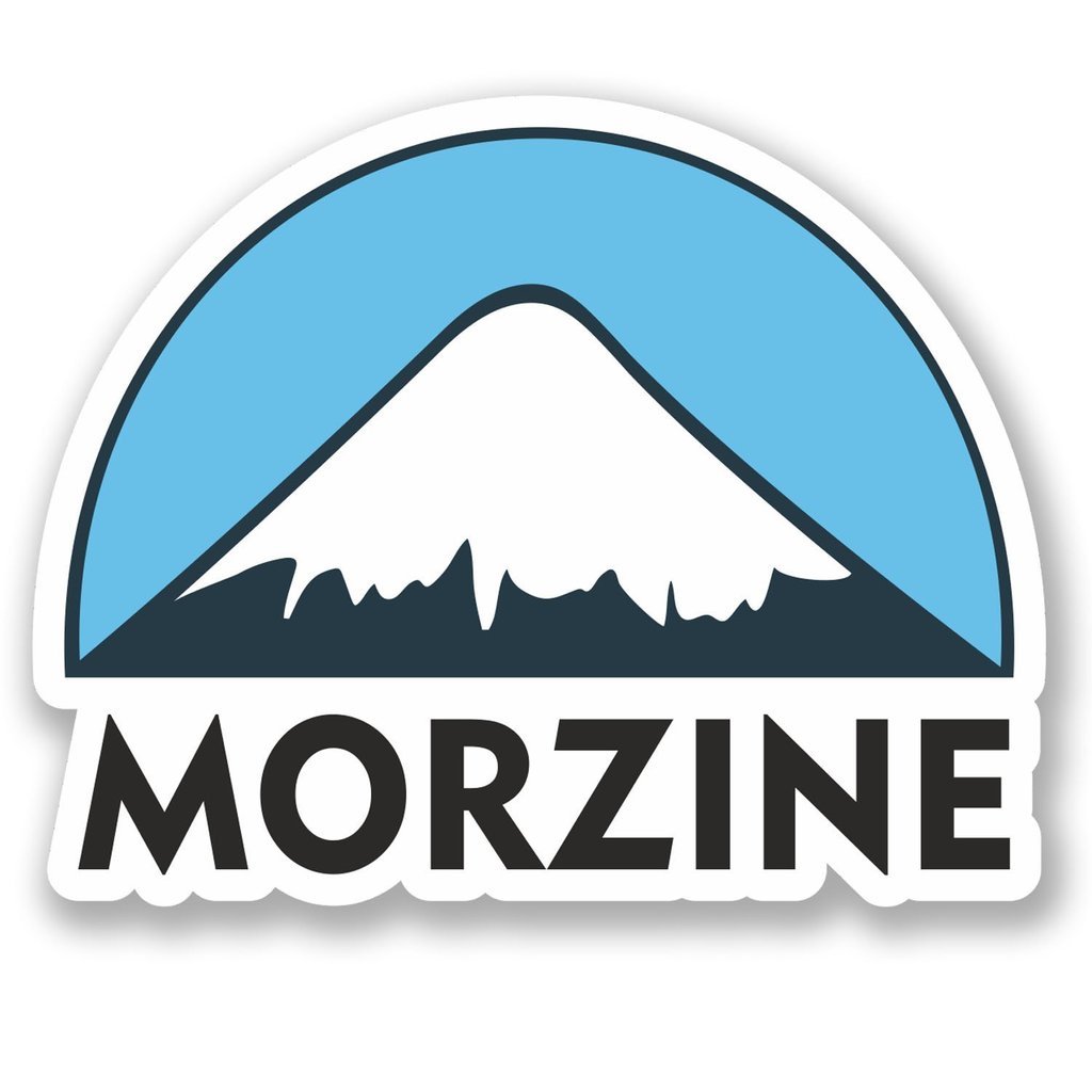 Destinationvinyl Multi 2 X 10Cm/100Mm Morzine Ski Snowboard Window Cling Sticker Car Van Campervan Glass #5139