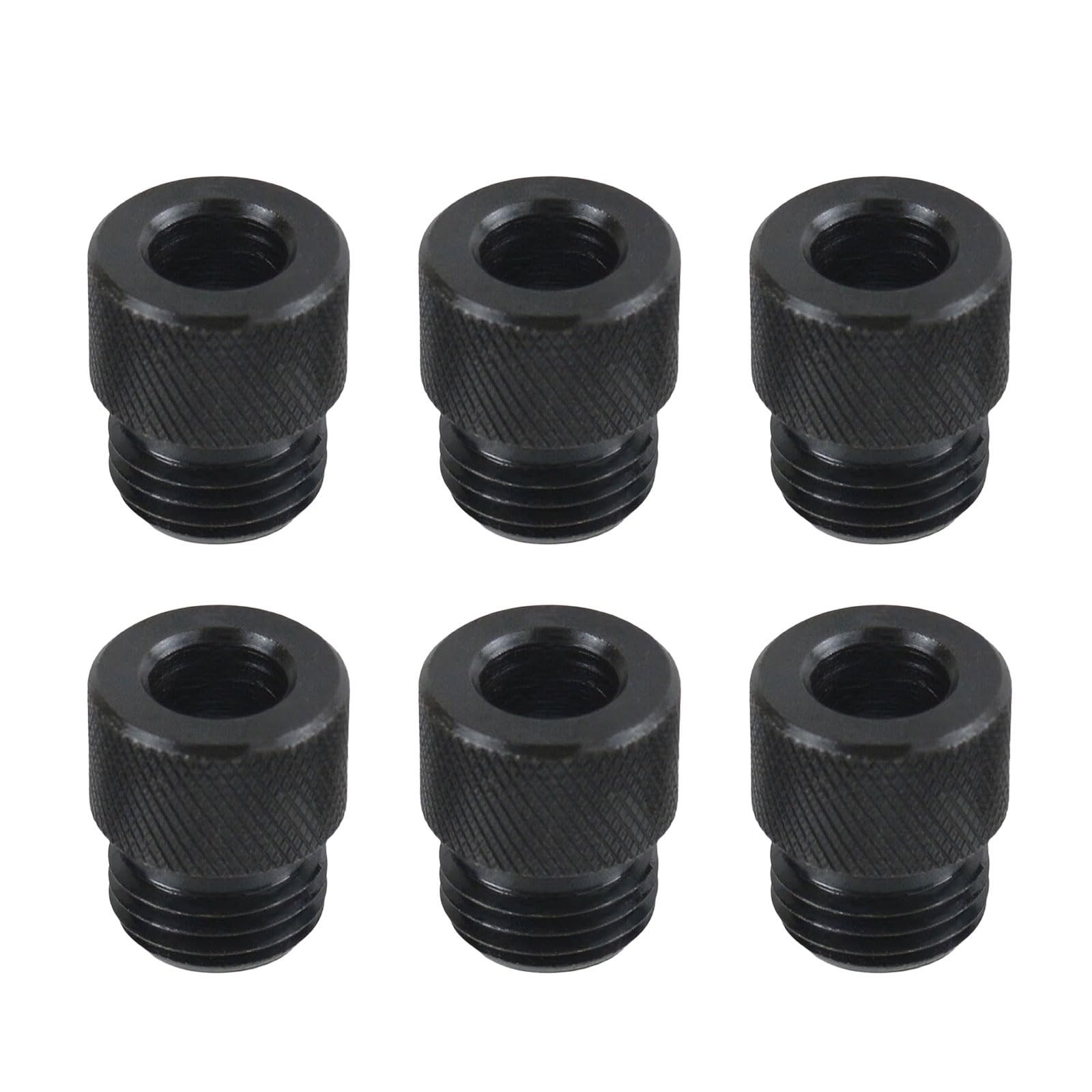 Tertioi 9Mm Multipurpose Heavy Duty Carbon Steel Drill Jigs 6Pcs For Accurate Alignment In Woodworking Metalworking Woodworking Positioning Tool