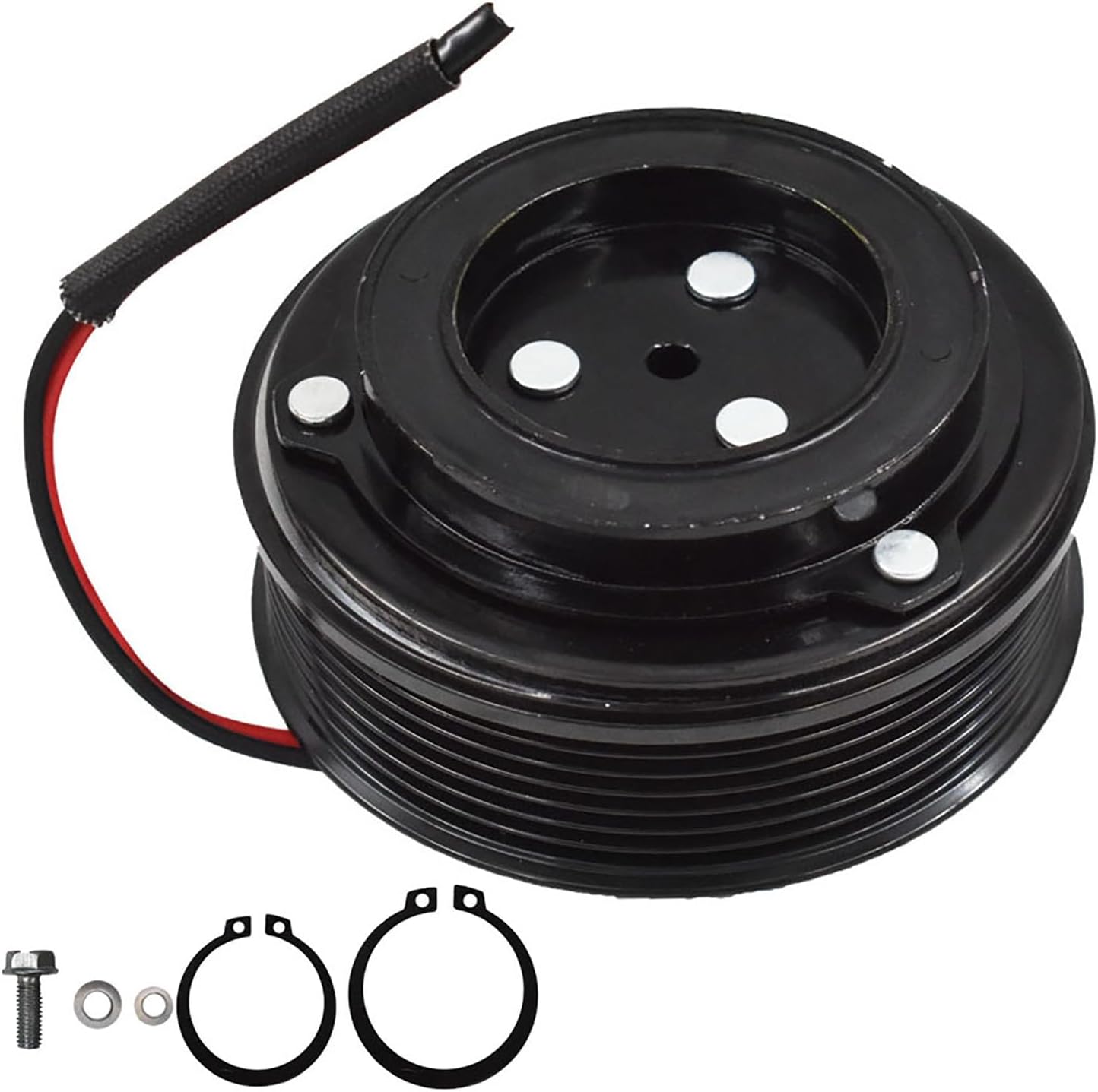 labwork A/C Compressor Clutch Assembly Replacement for Toyota Tacoma 2.7L 4.0L 3.5L 2005-2015 Repair Kit Plate Pulley Bearing Coil