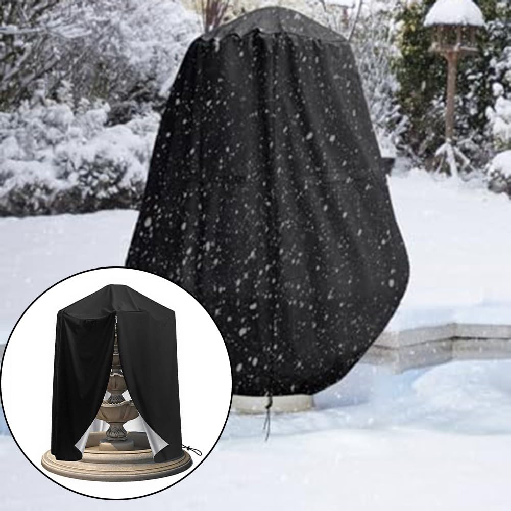 Funda protectora impermeable para fuentes y estatuas de jardín al aire libre