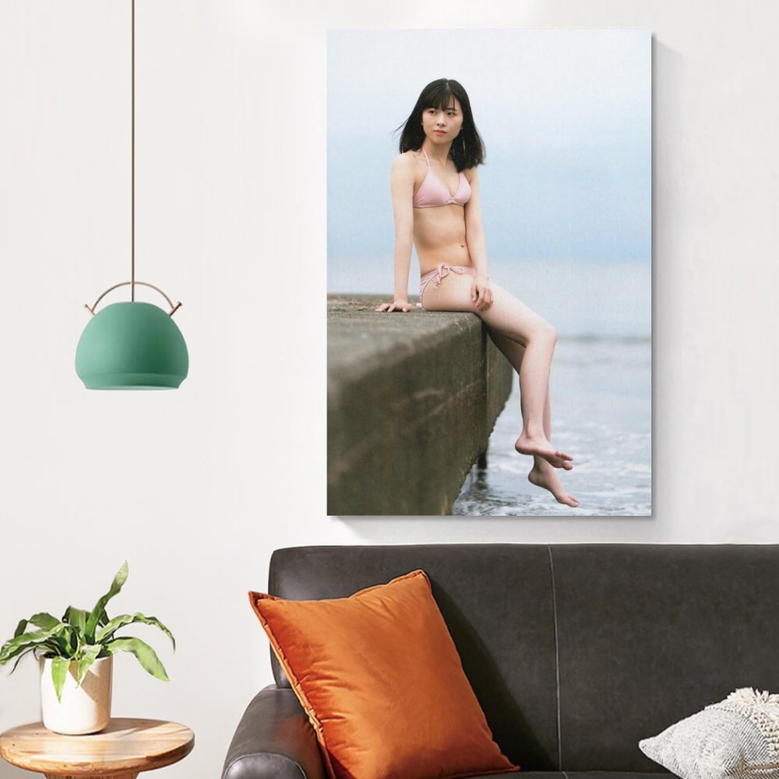 油絵　[月下の水着]   アート　インテリア　美術品 油絵 [月下の水着] アート インテリア 美術品 Amazon.co.jp: 十