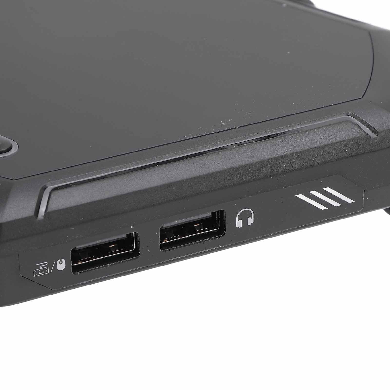 Sxhlseller Adaptador para Juegos Móviles con Conexión por Cable y Efectos de Iluminación para Juegos en Tabletas, Rendimiento Mejorado para Más de 10 Usuarios