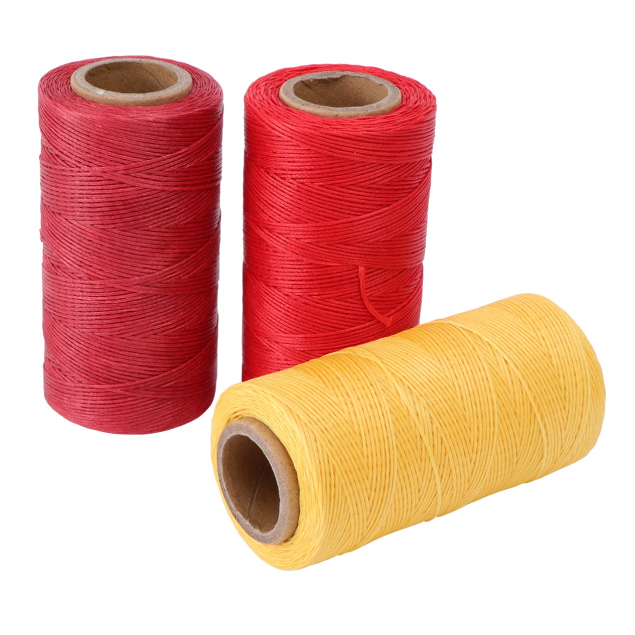 Filo Cerato Piatto per Cucito Pelle 0, 8mm 3 Pezzi