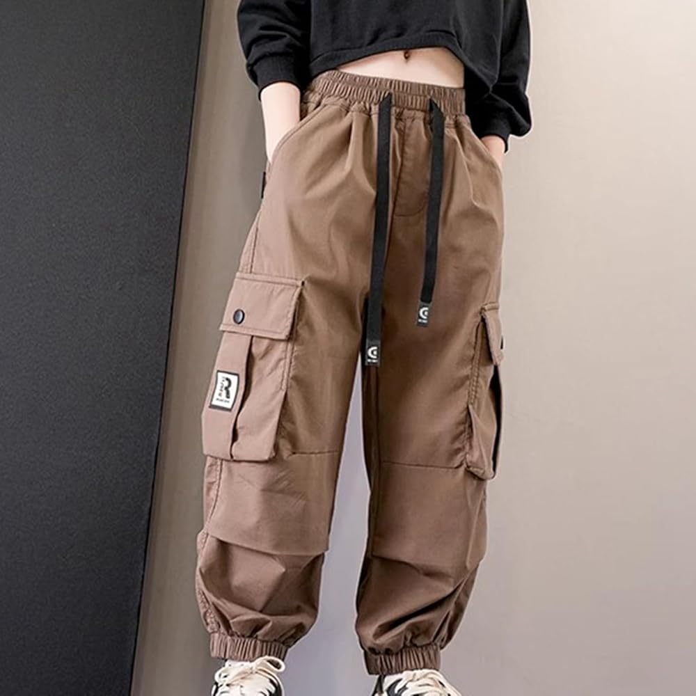 デートにぴったり✨年中ロングカーゴパンツ お出かけに最適 Amazon | [WANSHIX] 黒 カーゴパンツ レディース 秋冬