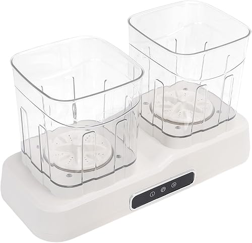 Miniatura 8 de Lavadora portátil, mini lavadora con batería recargable de 2000 mAh y turbo ultrasónico, cámara dual inalámbrica para ropa interior, calcetines,