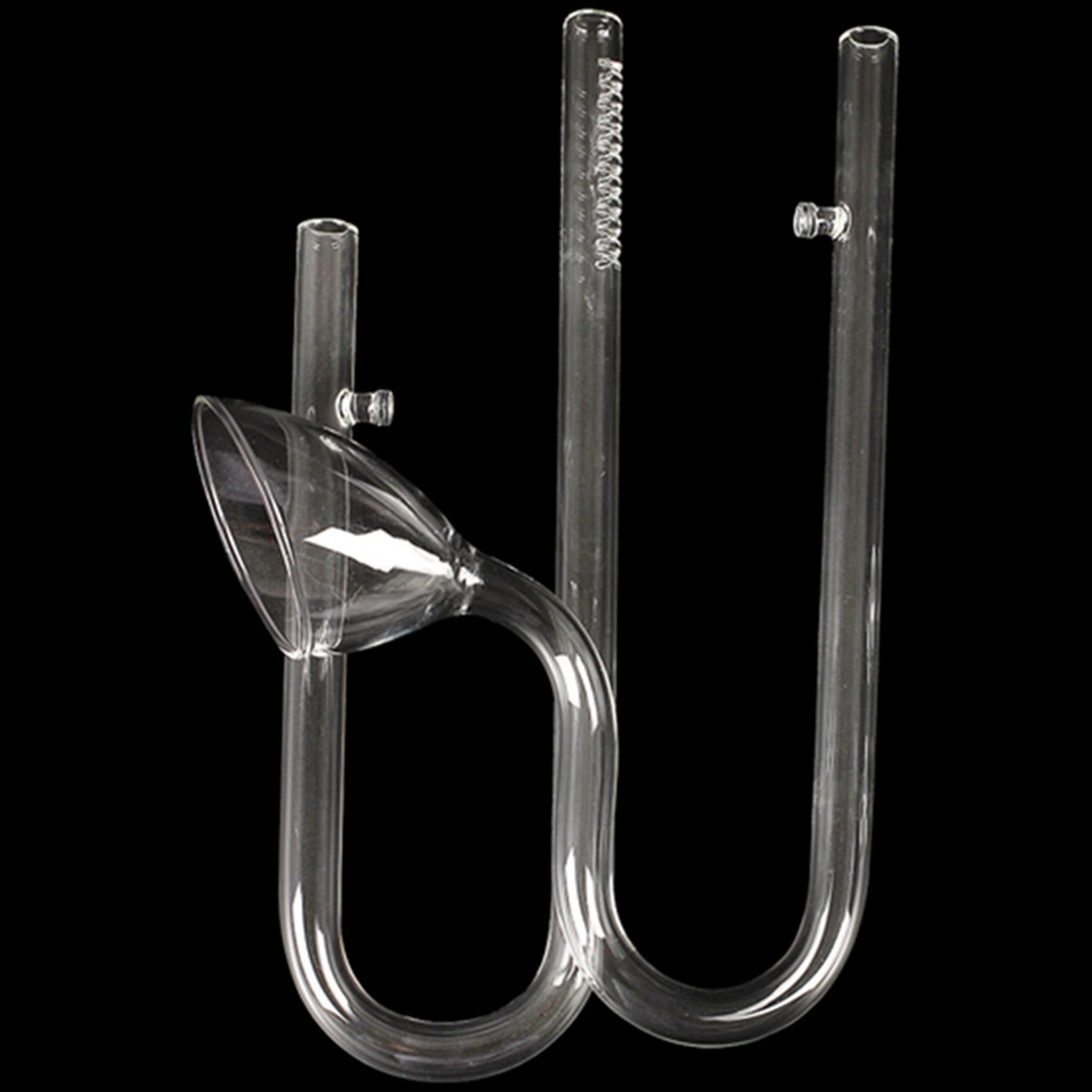 3pz 16 mm Acquario Vetro Afflusso Deflusso Tubo di Giglio Tubo Serbatoio di Pesce Set di Tubi Flessibili con Filtro per Piante Acquatiche Acquatiche
