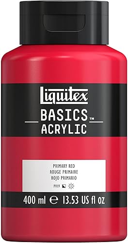 Vista 62 de Liquitex BASICS Pintura Acrílica, Tubo de 118ml (4 oz), Tono Carmesí de Alizarina