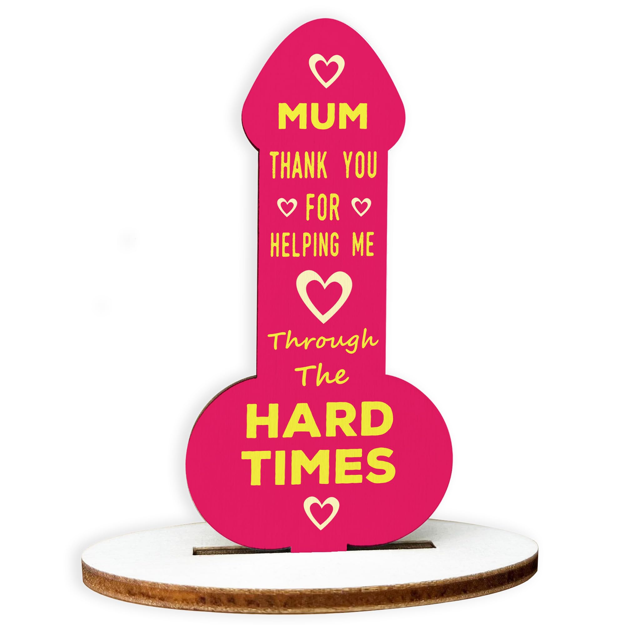 Red Ocean Funny Mothers Day Birthday Gift For Mum Wooden Plaque Mum Gift From Daughter Son Keepsake