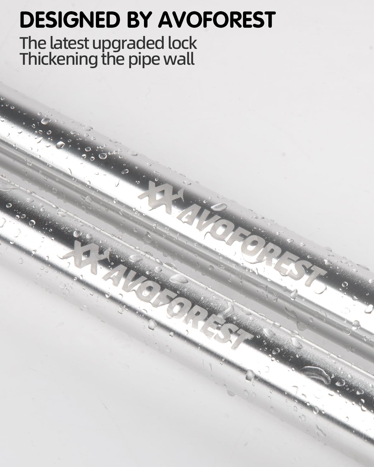Lot de 2 barres de tente télescopiques pour tentes, en aluminium, hauteur 88 à 265 cm, résistant aux tempêtes et aux intempéries, argenté
