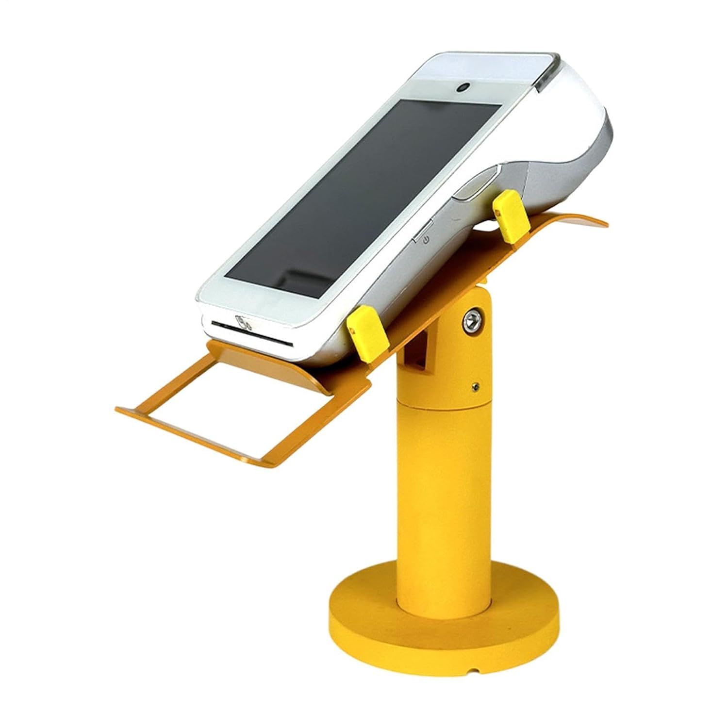 Credit Card Reader Stand,360 Degree Rotation Adjustable Bracket - Metal POS Machine Display Bracket | for Supermarket Market Shop Counter Service Desk Ticket Booth Trade Show